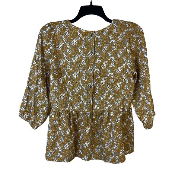 Matilda‎ Jane Size Medium Just Imagine Shay Women Ditsy Floral Peplum Top - Picture 4 of 10